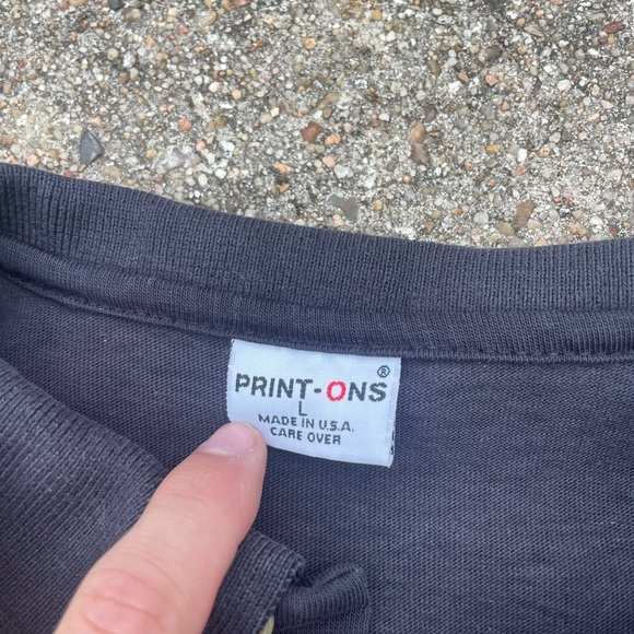 MOTLEY CRUE Dr. Feelgood 1990 vintage stage crew polo black - L - Picture 3 of 6